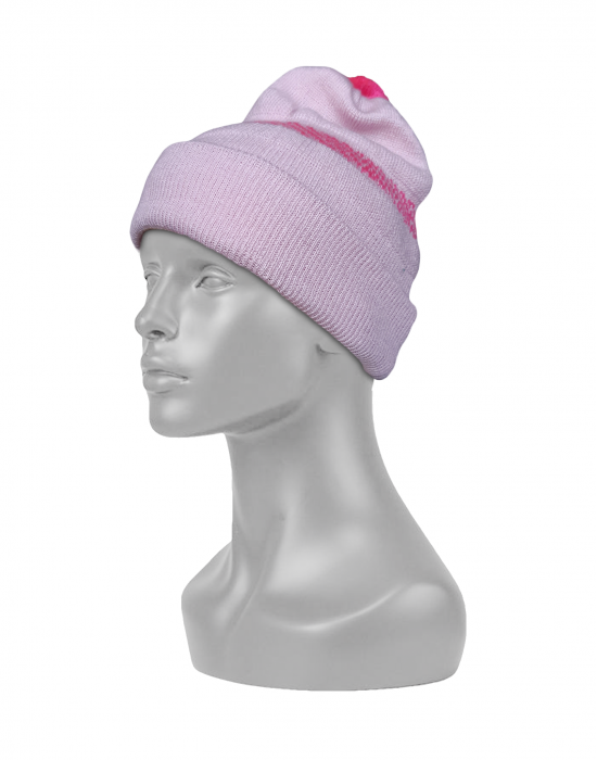 Acrylic Kids  designer cap  light pink